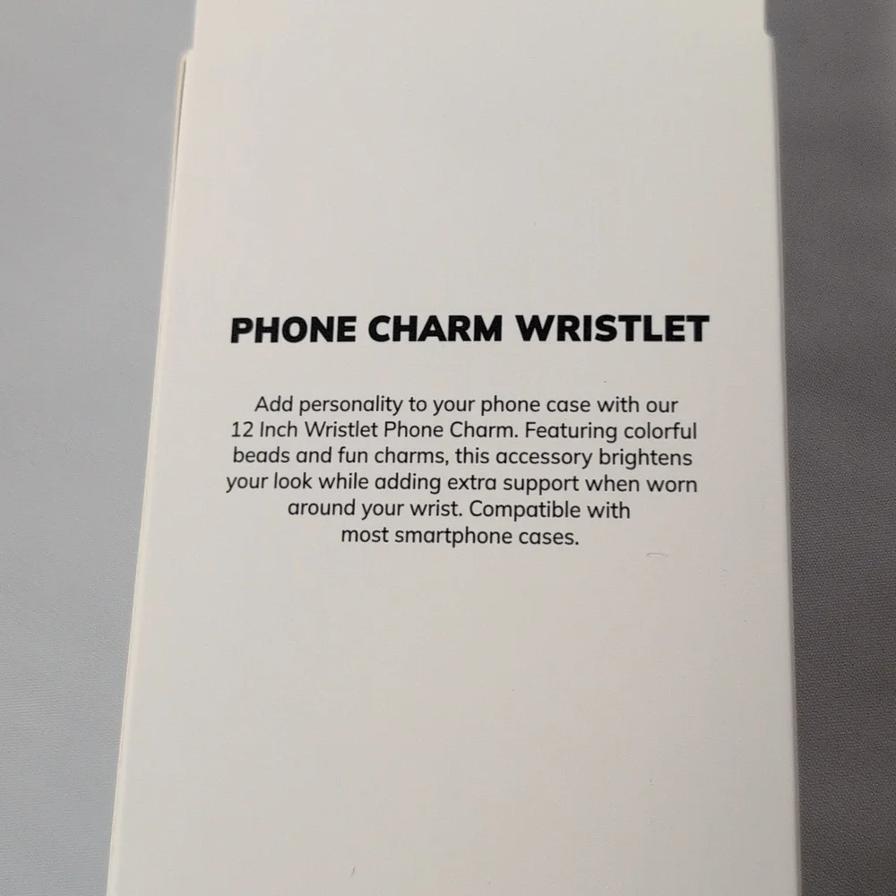 BaubleBar Espresso Martini Themne Phone Charm Wristlet
